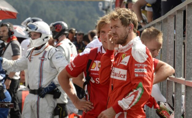 Sebastian Vettel of Ferrari GP BELGIUM F1/2016