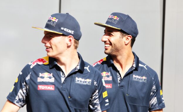 Daniel Ricciardo and Max Verstappen