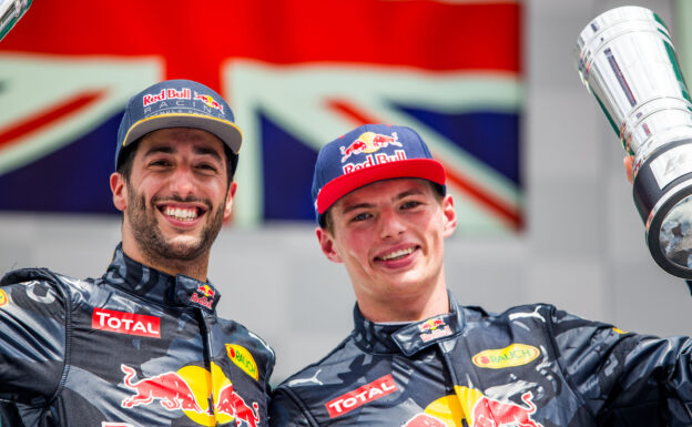 Daniel Ricciardo and Max Verstappen German GP F1/2016