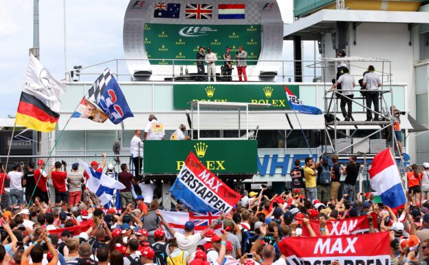 Fans support German GP F1/2016