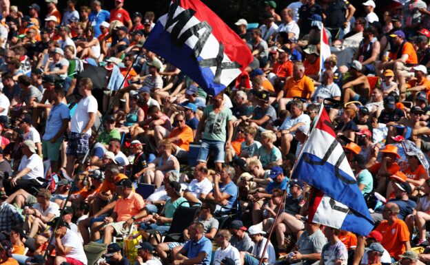 SPA, BELGIUM F1/2016: Max Verstappen Fans in the grandstand.