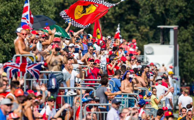 MONZA, ITALY F1/2016 Fans during qualifying for the Formula One Grand Prix.