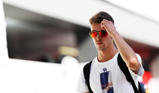 Daniil Kvyat walks in the Paddock during previews ahead of the F1 of Singapore at Marina Bay Street Circuit 2016