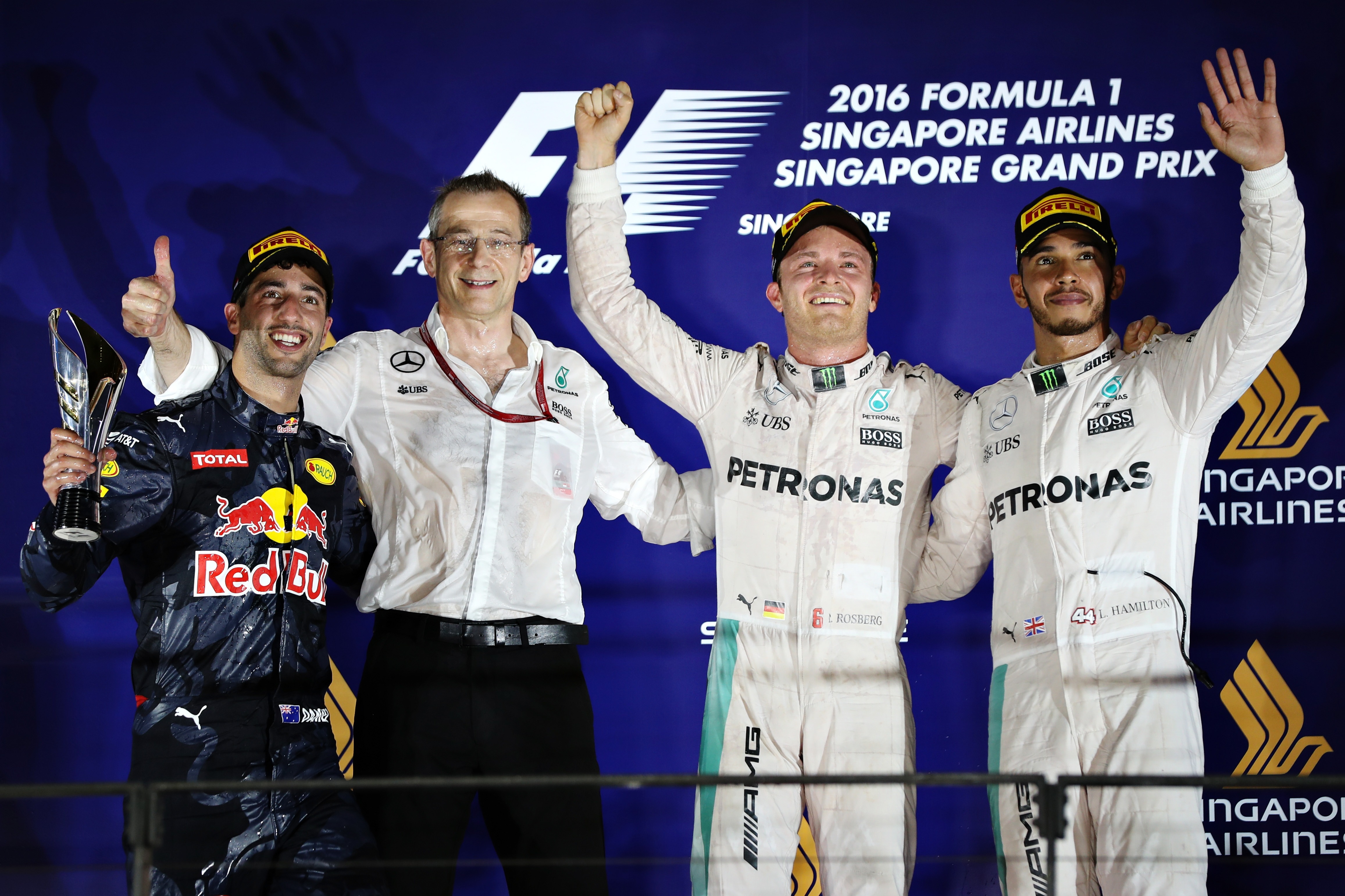 2016 Singapore Grand Prix F1 Race Results Winner Report