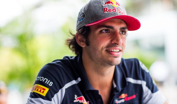 Carlos Sainz during previews for the Malaysia Formula One Grand Prix at Sepang Circuit 2016