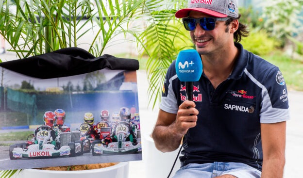 Carlos Sainz during previews for the Malaysia Formula One Grand Prix at Sepang Circuit 2016