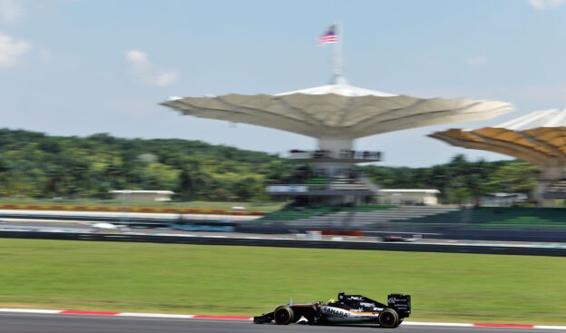 Sergio Perez (MEX) Sahara Force India F1 VJM09. Malaysian Grand Prix 2016