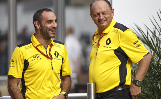 ABITEBOUL Cyril (fr) Renault Sport managing director ambiance portrait VASSEUR Frederic (fra) racing director Renault Sport Racing F1 team ambiance portrait during the 2016 Formula One World Championship, United States of America Grand Prix.