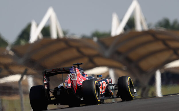 Daniil Kvyat on track during the Malaysia Formula One Grand Prix 2016