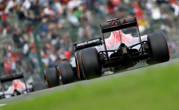 Carlos Sainz on track during the Formula One Grand Prix of Japan 2016