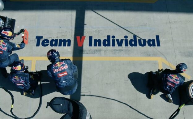 Team vs Individual (Formula One Pit Stop)