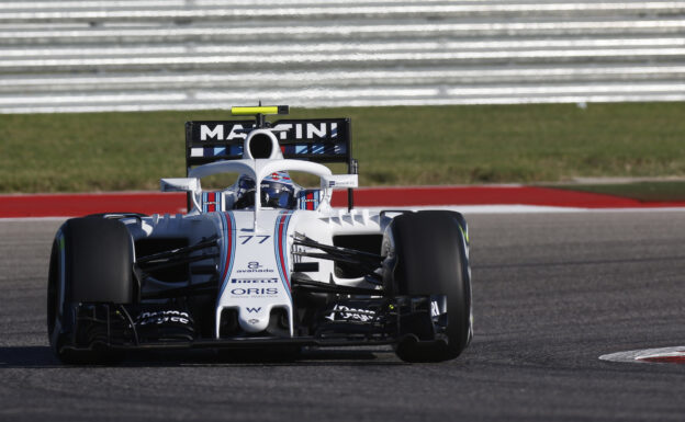 Circuit of the Americas, Austin Texas, USA. Friday 21 October 2016. Valtteri Bottas, Williams FW38 Mercedes, with Halo device fitted.