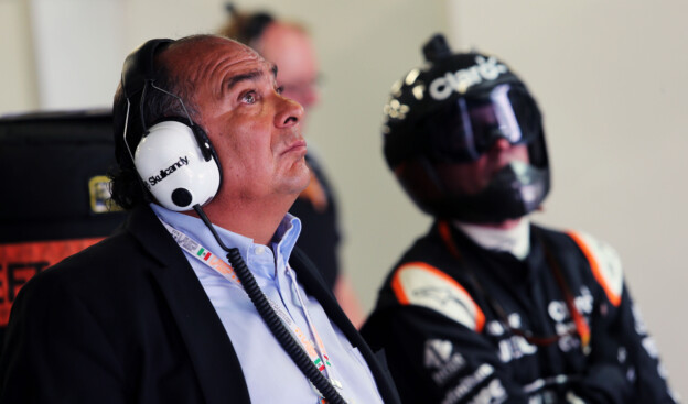 Antonio Perez (MEX) father of Sergio Perez (MEX) Sahara Force India F1 Team. Mexican Grand Prix 2016