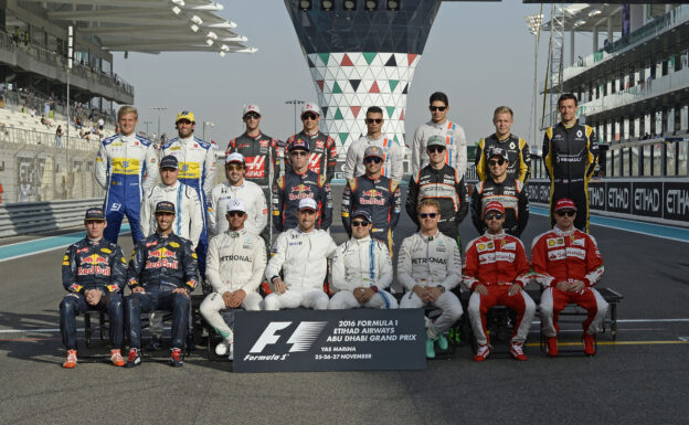 2016 end of the season drivers picture GP ABU DHABI F1/2016