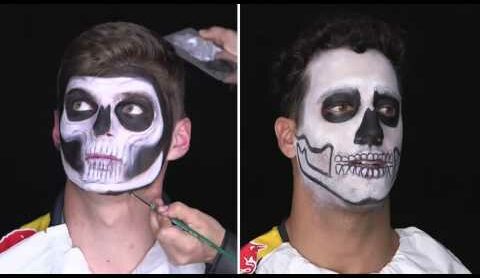 Daniel Ricciardo and Max Verstappen Día de los Muertos