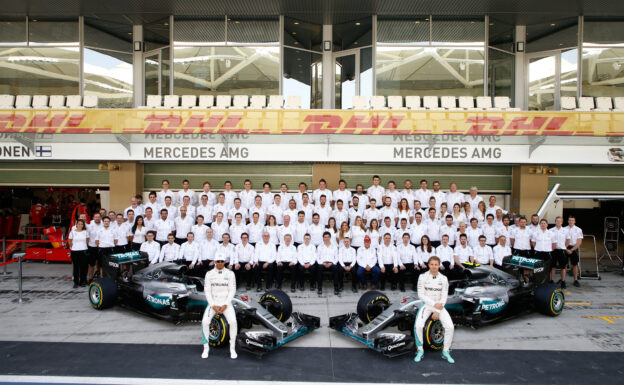 Formula One - MERCEDES AMG PETRONAS TEAM, Abu Dhabi GP 2016. Lewis Hamilton, Nico Rosberg;