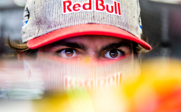 Carlos Sainz during previews for the Formula One Grand Prix of Brazil at Autodromo Jose Carlos Pace 2016.