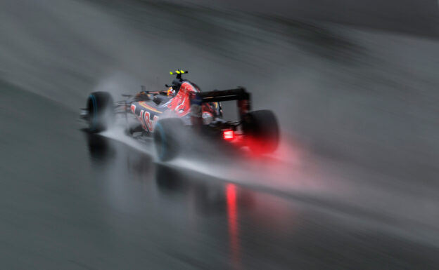 Daniil Kvyat on track during the Formula One Grand Prix of Brazil at Autodromo Jose Carlos Pace 2016