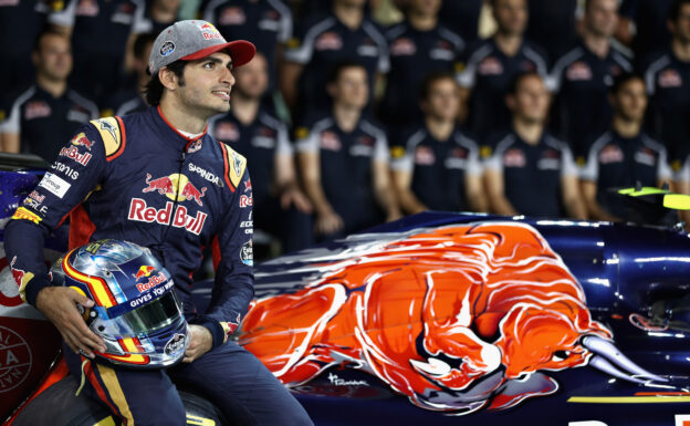 Carlos Sainz during previews for the Abu Dhabi Formula One Grand Prix at Yas Marina Circuit.