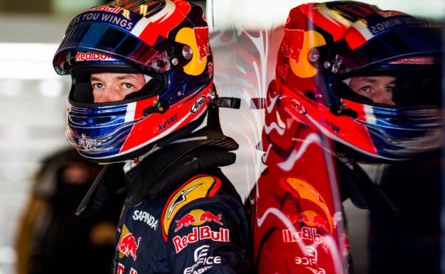 Daniil Kvyat during practice for the Abu Dhabi Formula One Grand Prix at Yas Marina Circuit 2016