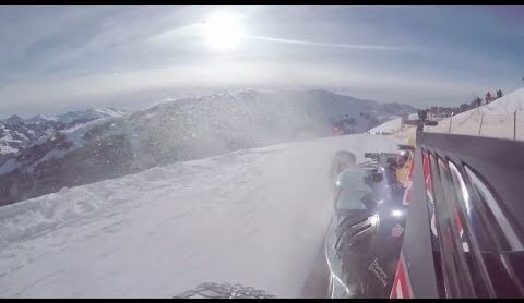 Onboard Morning Max Verstappen F1 Snow Demo Red Bull RB7 Hahnenkamm, Kitzbühel, 14/01/2016