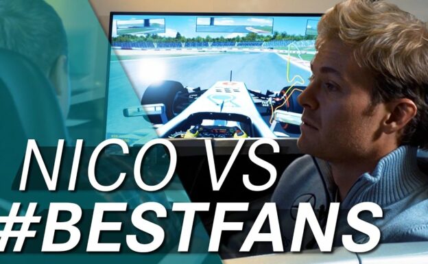 CHALLENGE NICO! Who can beat the F1 champion in the simulator?!