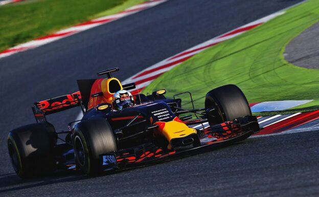 The RB13 takes to the track in Barcelona!