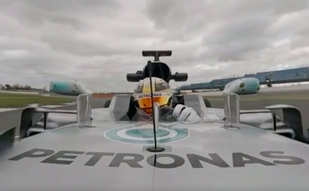 Lewis Hamilton 360° Onboard Lap in 2017 F1 Car with Commentary!