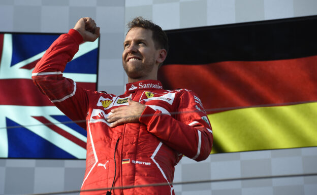 Sebastian Vettel Ferrari SF70H winner GP AUSTRALIA F1/2017