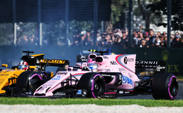 Sergio Perez Sahara Force India F1 VJM10. Australian Grand Prix, Sunday 26th March 2017. Albert Park, Melbourne.