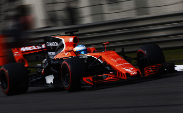 Fernando Alonso McLaren Shanghai International Circuit, Shanghai, China. Saturday 08 April 2017.