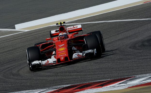 Kimi Raikkonen, Ferrari SF70H at 2017 Bahrain GP