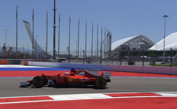 Sebastian Vettel, Ferrari SF70-H, 2017 Russian GP, Socchi Street Circuit