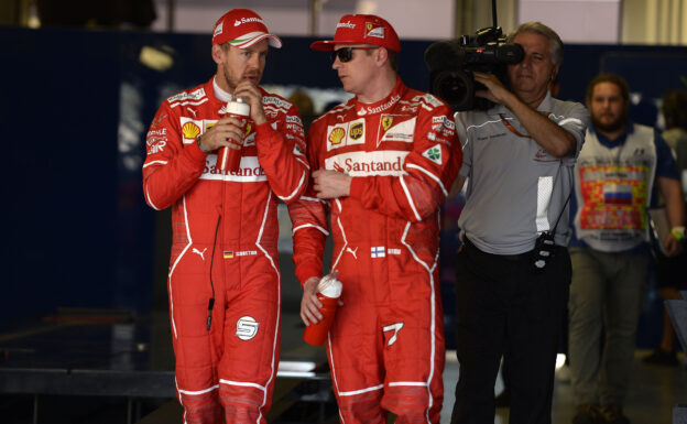 Sebastian Vettel & Kimi Raikkonen