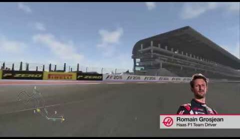 Russian Grand Prix: Track Lap with Romain Grosjean