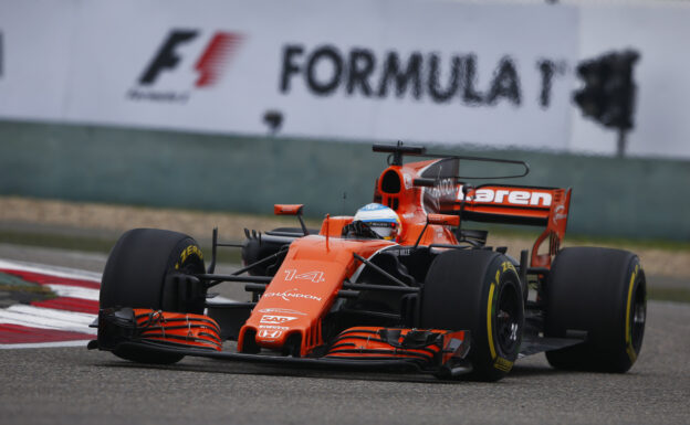 Shanghai International Circuit, Shanghai, China. Sunday 09 2017. Fernando Alonso, McLaren MCL32 Honda.