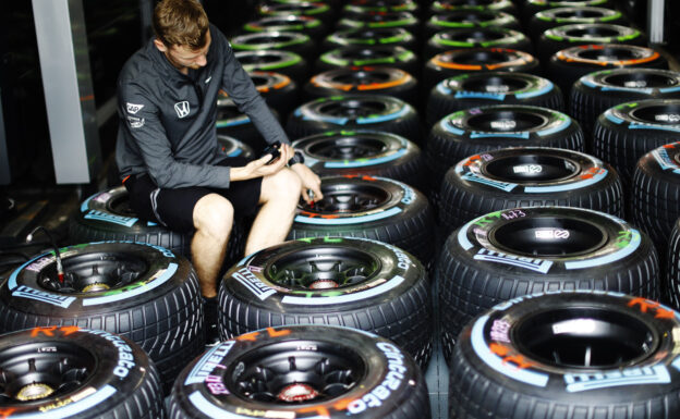 Pirelli at Circuit de Catalunya, Barcelona, Spain. Thursday 11 May 2017.