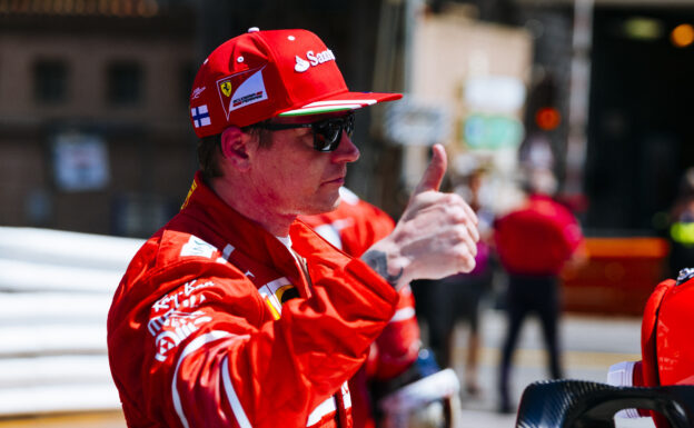 Kimi Raikkonen gets pole in Monaco for Ferrari