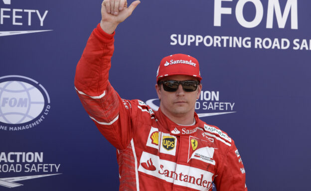 Kimi Raikkonen winner of Qualification GP MONACO F1/2017