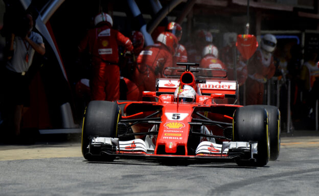 Sebastian Vettel Ferrari Spanish GP F1/2017 F1/2017