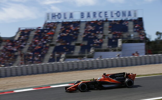 Circuit de Catalunya, Barcelona, Spain. Saturday 13 May 2017. Fernando Alonso, McLaren MCL32 Honda.