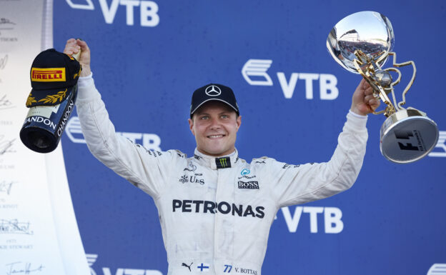 Formula One - Mercedes-AMG Petronas Motorsport, Russian GP 2017.; Valtteri Bottas winner of the race.