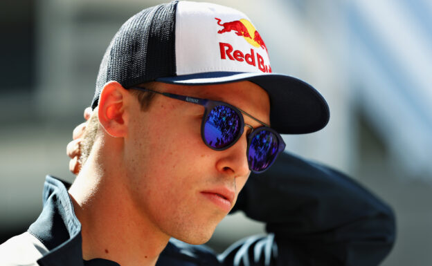 Daniil Kvyat of Russia and Scuderia Toro Rosso walks in the Paddock during previews to the Formula One Grand Prix of Russia on April 27, 2017 in Sochi, Russia.