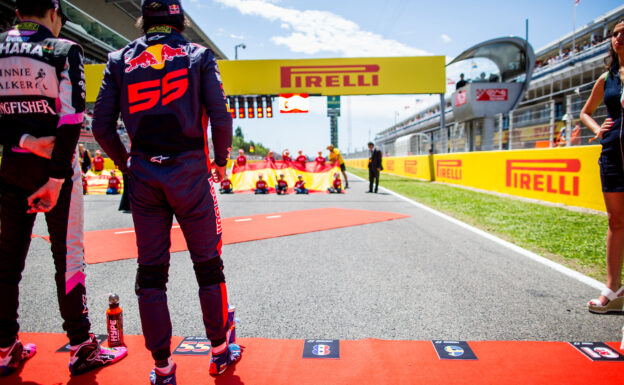 Carlos Sainz of Scuderia Toro Rosso and Spain during the Spanish Formula One Grand Prix at Circuit de Catalunya on May 14, 2017 in Montmelo, Spain.