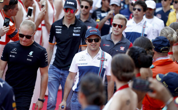 Monte Carlo, Monaco. Sunday 28 May 2017. Felipe Massa, Williams Martini Racing, in the drivers parade.