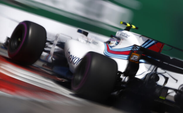 Sochi Autodrom, Sochi, Russia. Saturday 29 April 2017. Lance Stroll, Williams FW40 Mercedes.