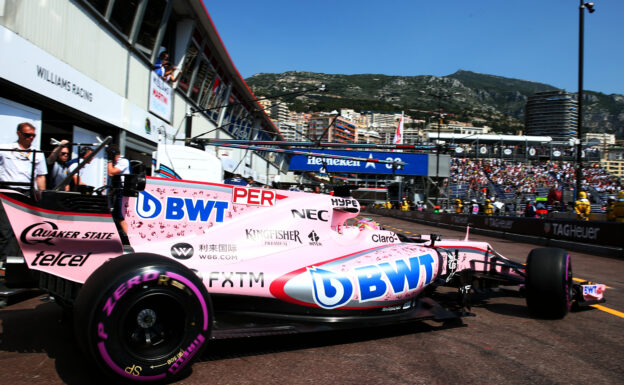 Sergio Perez (MEX) Sahara Force India F1 VJM10. Monaco Grand Prix, Saturday 27th May 2017. Monte Carlo, Monaco.