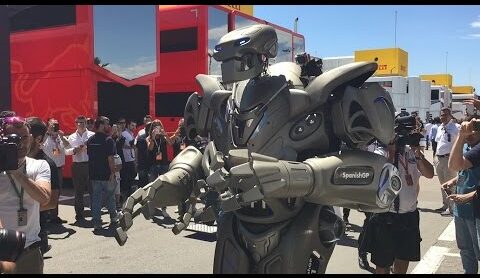 A Robot in the Paddock - Spanish GP - Scuderia Toro Rosso