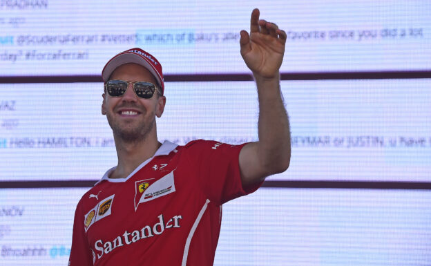 Sebastian Vettel Ferrari GP AZERBAIJAN F1/2017