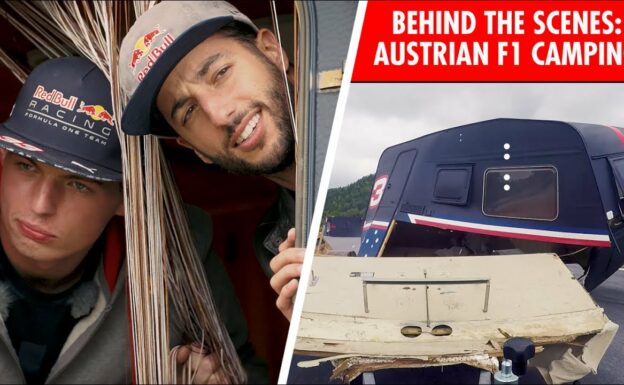 Camping with an F1 Twist! Go behind the scenes with Daniel Ricciardo and Max Verstappen